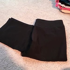 Nike black bootcut style leggings